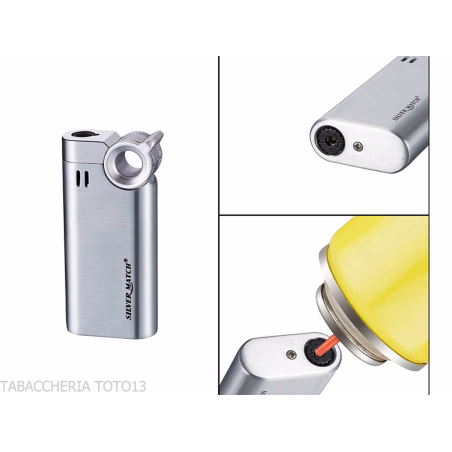 Silver Match Ljubljana Jet Flame Lighter - Lighters - Metal