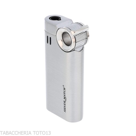 Silver Match Ljubljana Jet Flame Lighter - Lighters - Metal