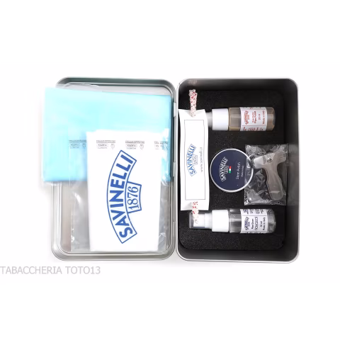 Savinelli Con-dit-kit premium complet pour le nettoyage des pipes - Solvants et nettoyage