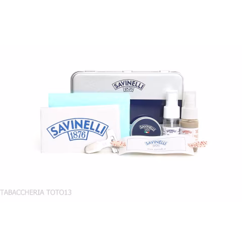 Savinelli Con-dit-kit premium completo per pulire le pipe - Solventi e Pulizia
