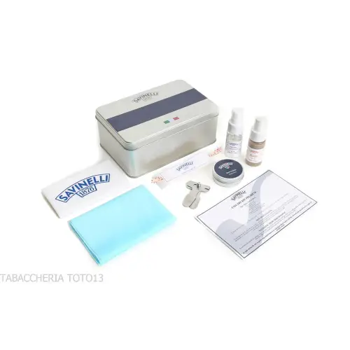 Savinelli Con-dit-kit premium completo per pulire le pipe - Solventi e Pulizia