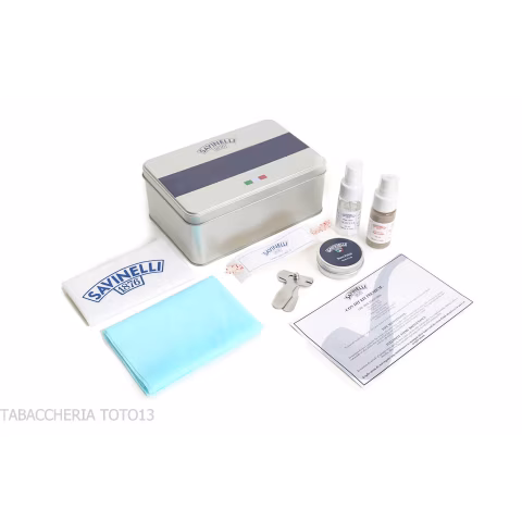 Savinelli Con-dit-kit premium complet pour le nettoyage des pipes - Solvants et nettoyage