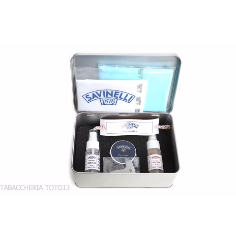 Savinelli Con-dit-kit premium complet pour le nettoyage des pipes - Solvants et nettoyage