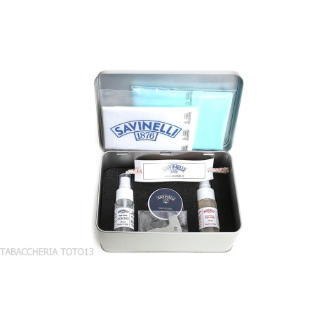 Savinelli Con-dit-kit premium Komplett zur Reinigung von Tabakpfeifen - Lösungsmittel und Reinigung