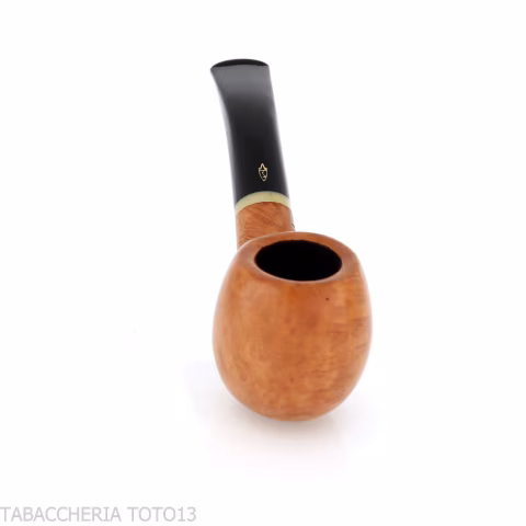 Savinelli Primo Fumo Curved Apple 626 Pipe - Tobacco Pipes - Natural root