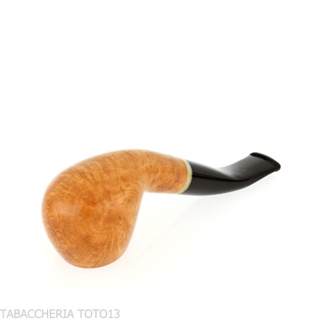 Pipe Savinelli Primo Fumo Courbée Brandy 646 - Pipe Pour le Tabac - Racine naturelle