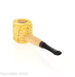 Missouri Minic Corn Cob Pipe, Straight, Billiard Shape - Tobacco Pipes - Cob