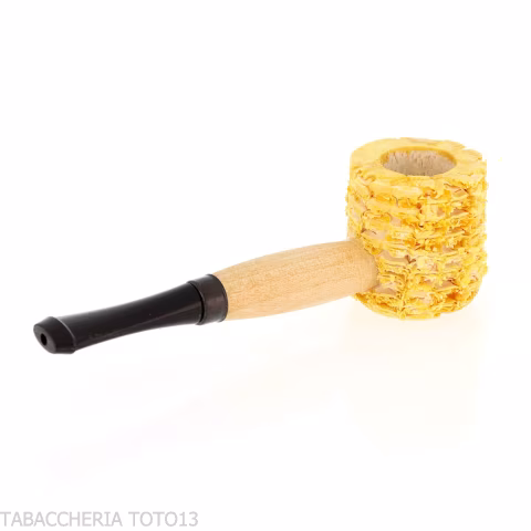 Pipa in pannocchia mini Missouri Minic forma billiard dritta - Pipe