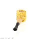 Pipa Missouri Minic de Mazorca de Maíz, Recta, Forma Billar-Missouri Meerschaum Corn Cob