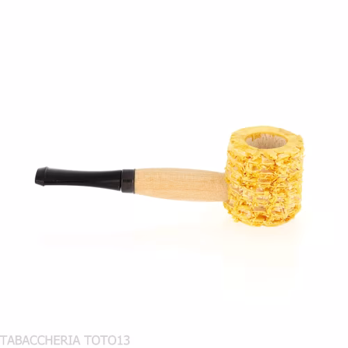 Missouri Minic Maiskolbenpfeife, gerade, Billardform-Missouri Meerschaum Corn Cob