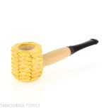 Pipe en épi de maïs Missouri Minic, droite, forme billard - Pipe Pour le Tabac - Cob