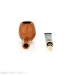 Savinelli Primo Fumo Straight Apple 207 Pipe - Tobacco Pipes - Natural root