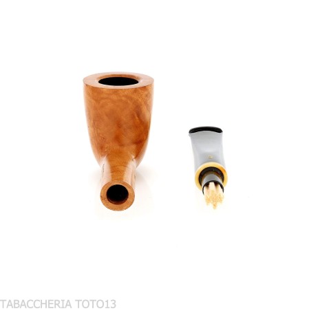 Pipe Savinelli Primo Fumo Droite Dublin 409 - Pipe Pour le Tabac - Racine naturelle