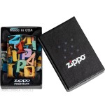 Zippo color 540 Abstract Letters - Accendini