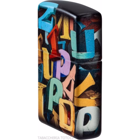 Zippo color 540 Abstract Letters - Accendini