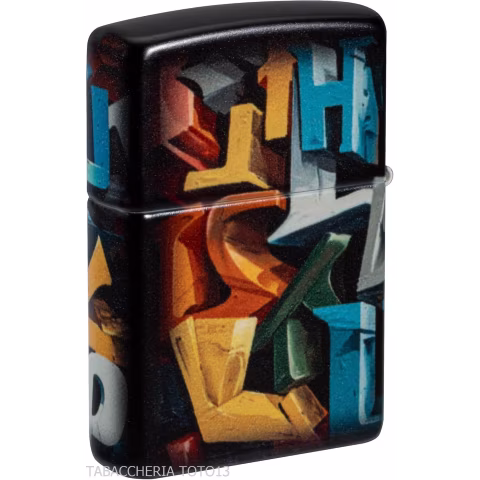 Zippo color 540 Abstract Letters - Accendini