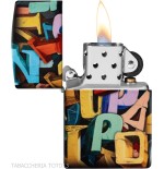 Zippo color 540 Abstract Letters - Accendini