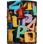 Zippo color 540 Abstract Letters - Accendini