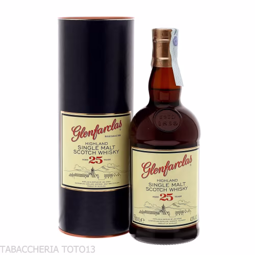 Glenfarclas 25 Y.o. single malt whisky Vol.43% Cl.70-Whisky