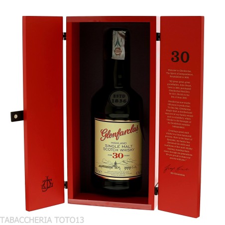 Glenfarclas 30 Y.o. single malt whisky Vol.43% Cl.70 - Licores