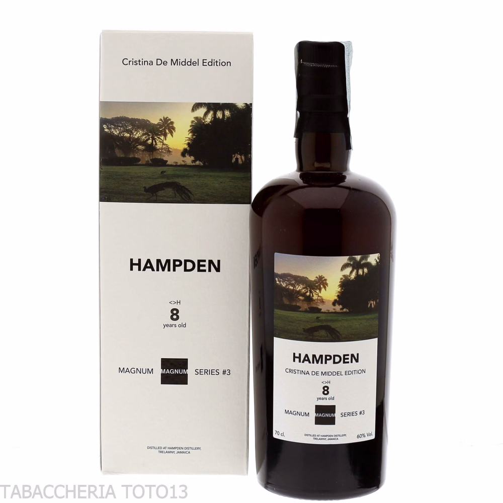 Magnum rum 3° Hampden H 2017 8 yo Vol.60% Cl.70 - Destilliert