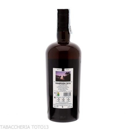 Magnum rum 3° Hampden LROK 2016 9 yo Vol.60% Cl.70 - Distillati