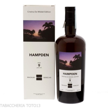 Magnum rum 3° Hampden LROK 2016 9 yo Vol.60% Cl.70 - Distillati