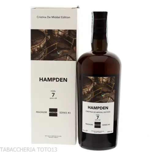 Magnum rum 3° Hampden HGML 2018 7 yo Vol.60% Cl.70 - Spiritueux - Jus de canne à sucre