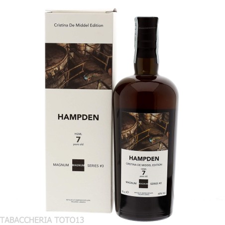 Magnum rum 3° Hampden HGML 2018 7 yo Vol.60% Cl.70 - Spiritueux - Jus de canne à sucre