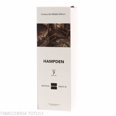 Magnum rum 3° Hampden HGML 2018 7 yo Vol.60% Cl.70 - Spiritueux - Jus de canne à sucre