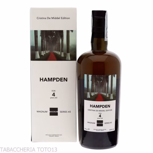 Magnum rum 3° Hampden DOK 2021 4 yo Vol.60% Cl.70-Rhum