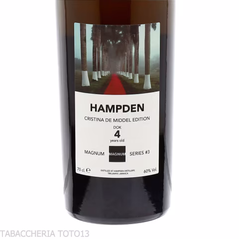 Magnum rum 3° Hampden DOK 2021 4 yo Vol.60% Cl.70 - Distillati