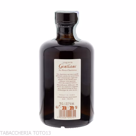 Gentiane des Péres Chartreux Vol.22,7% Cl.70 - Licores