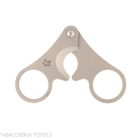 Fox Knives 748/35 Double-Blade Satin Stainless Steel Cigar Scissors - Accessories Cigar - Metal
