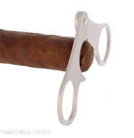Forbice per sigari bilama in inox satinato 748/35 Fox Knives - Accessori Per Sigari