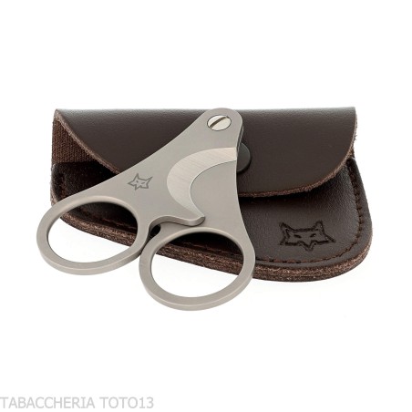 Ciseaux à cigares Fox Knives 748/35 à double lame en acier inoxydable satiné - Accessoires Cigare - Métal