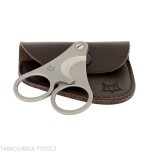 Ciseaux à cigares Fox Knives 748/35 à double lame en acier inoxydable satiné - Accessoires Cigare - Métal