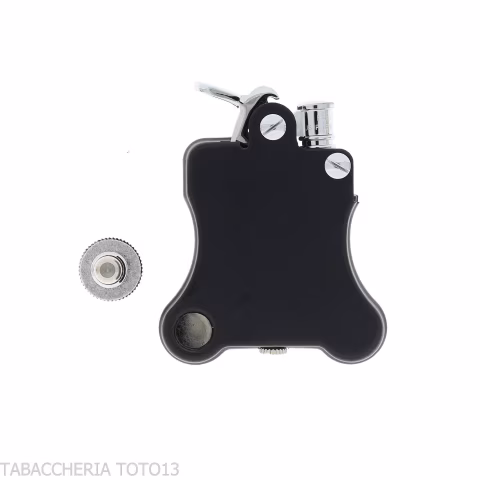 Ronson Banjo accendino a benzina finitura nero - Accendini