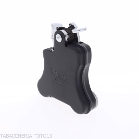 Briquet à essence Ronson Banjo avec finition noire - Briquets - Laiton
