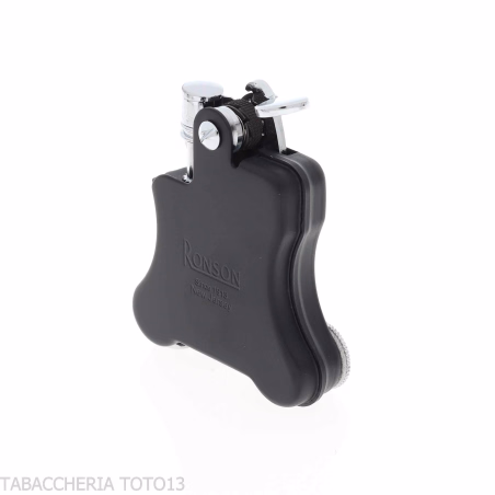 Briquet à essence Ronson Banjo avec finition noire - Briquets - Laiton