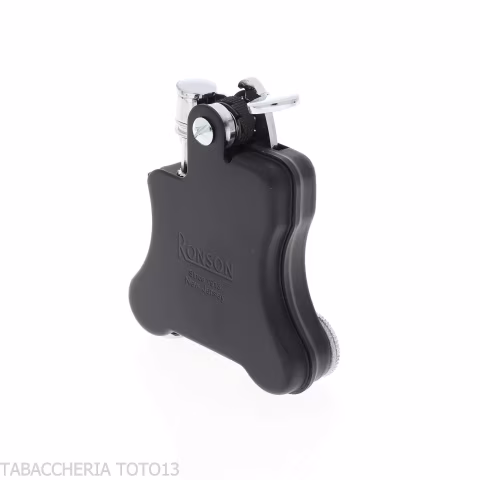 Ronson Banjo accendino a benzina finitura nero - Accendini