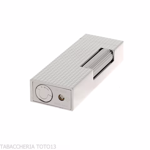 Accendino Dunhill Rollagas Hobnail Palladium plated - Accendini
