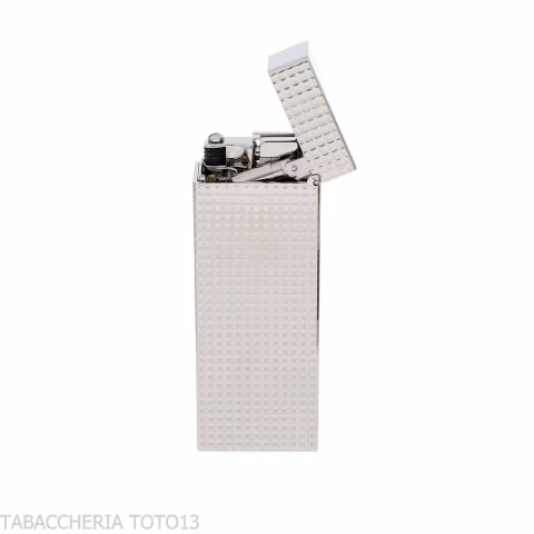 Accendino Dunhill Rollagas Hobnail Palladium plated - Accendini