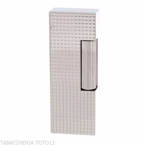 Dunhill Rollagas Hobnail Palladium -Plated Lighter-Dunhill