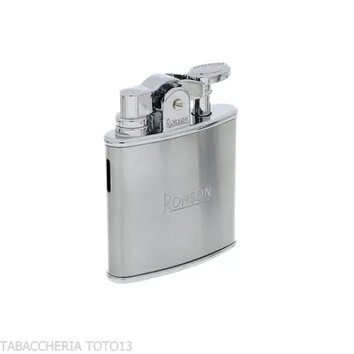 Encendedor Ronson Nostalgia Jet Flame, Acabado en Cromo Satinado - Alumbradores