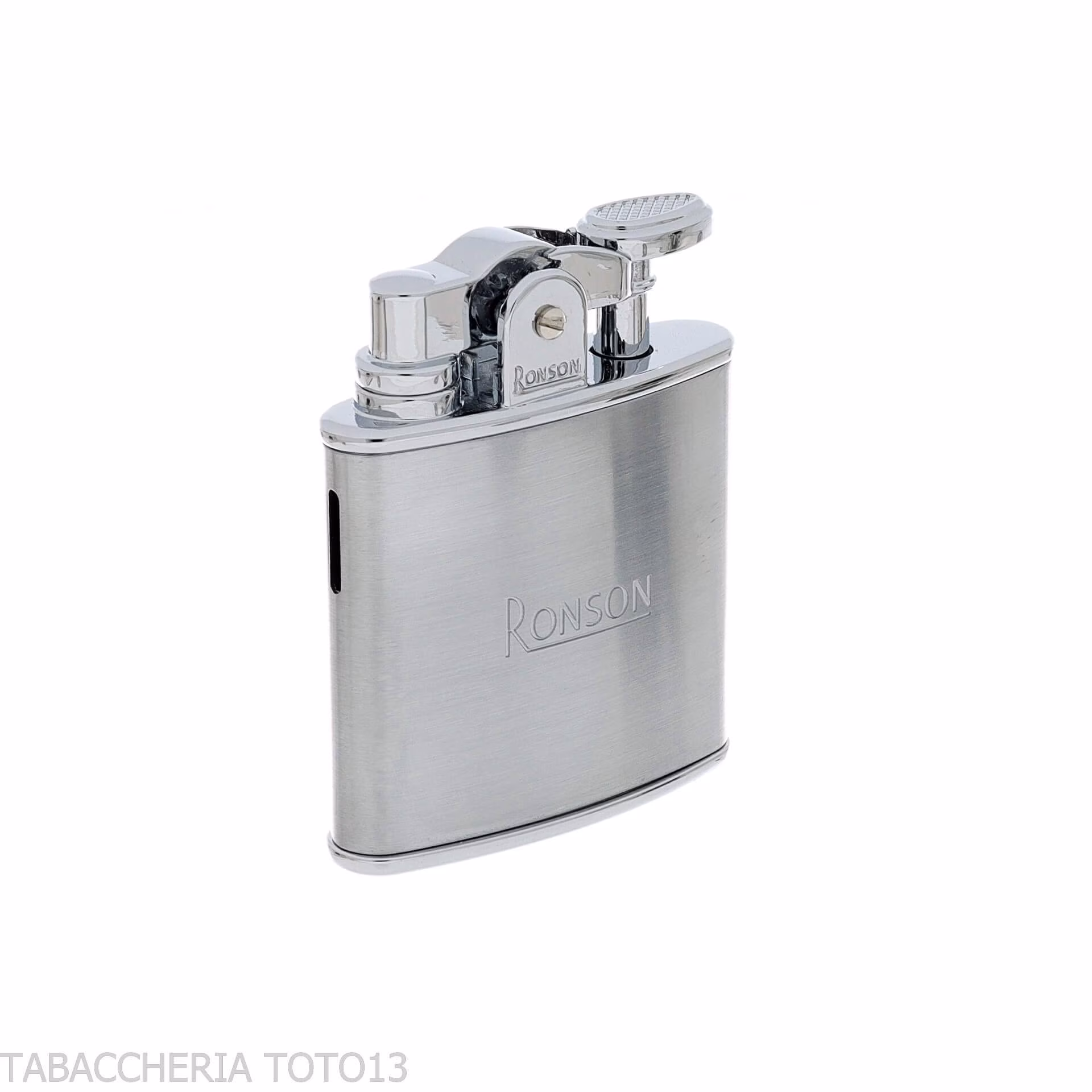 Encendedor Ronson Nostalgia Jet Flame, Acabado en Cromo Satinado - Alumbradores
