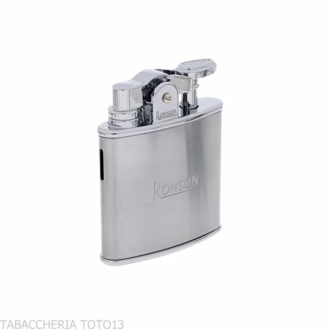 Ronson Nostalgia Jet Flame Feuerzeug, Satin-Chrom-Finish - Feuerzeuge