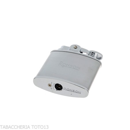 Briquet Ronson Nostalgia Jet Flame, finition chrome satiné - Briquets - Métal