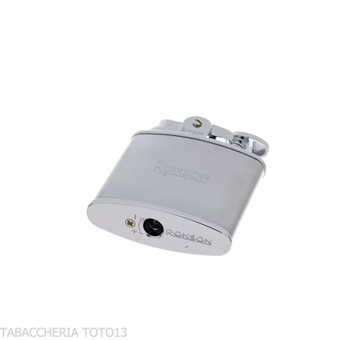 Ronson Nostalgia Jet Flame Lighter, Satin Chrome Finish - Lighters - Metal