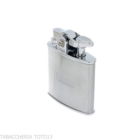 Briquet Ronson Nostalgia Jet Flame, finition chrome satiné - Briquets - Métal